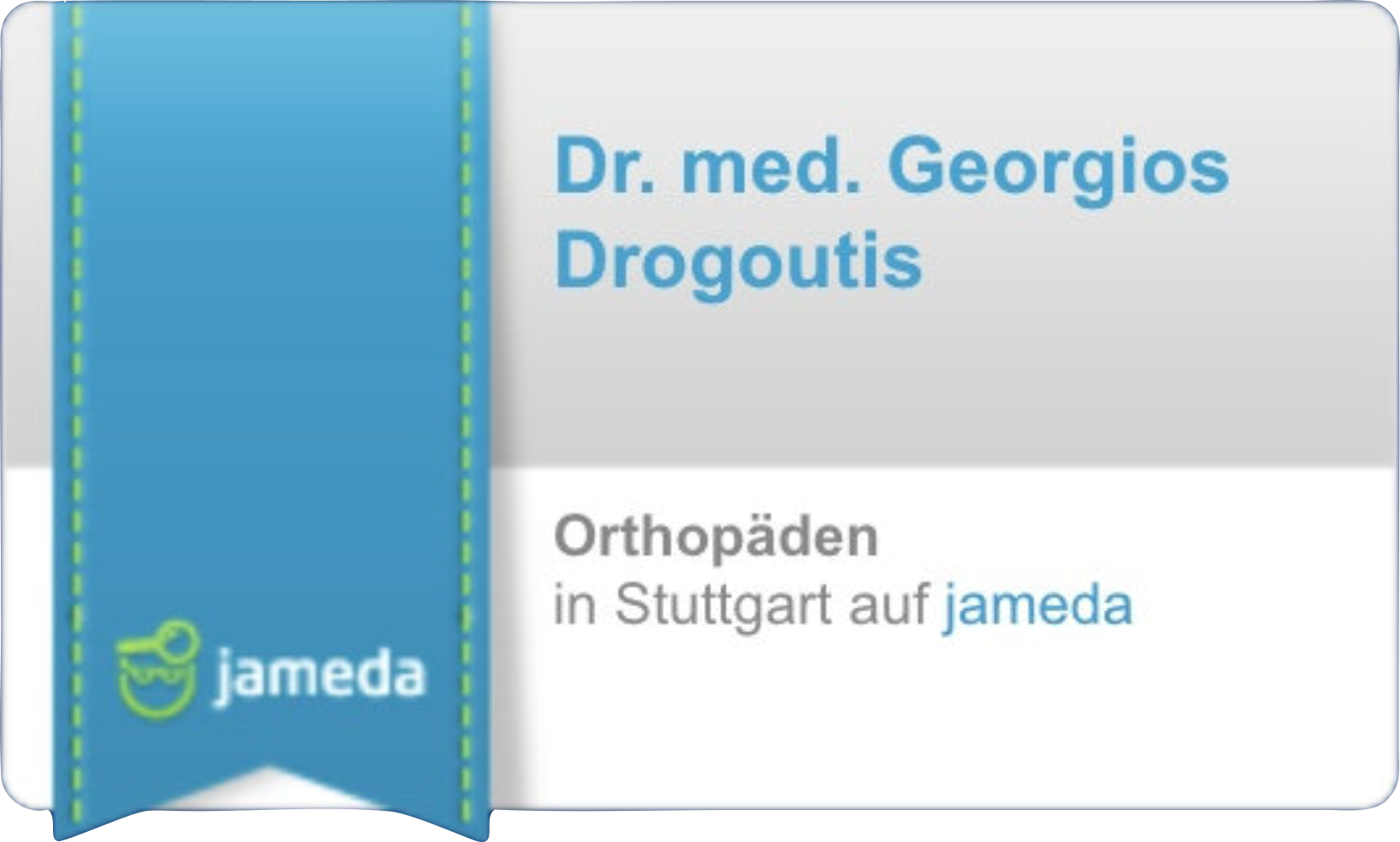 Jameda Top Orthopäden - Dr. Drogoutis Rotebühlplatz Stuttgart